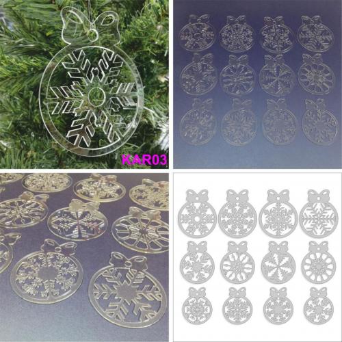 KARÁCSONYFA DÍSZEK PLEXIBŐL